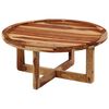 vidaXL Table basse 80x35 cm Bois massif