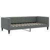 vidaXL Lit de repos sans matelas gris fonc&eacute; 90x200 cm tissu