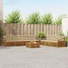 vidaXL Ensemble de canap&eacute;s d'ext&eacute;rieur 8 pcs Naturel et Beige