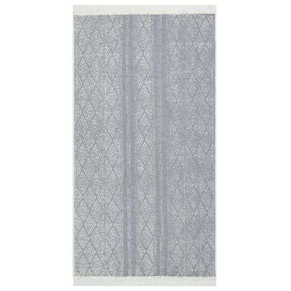 vidaXL Tapis Gris clair 120x180 cm Coton