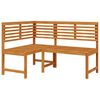 vidaXL Banc d'angle de jardin 140 cm Bois solide d'acacia