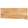 vidaXL Dessus de table &agrave; bord vivant 80x40x2,5 cm bois massif manguier