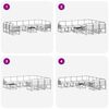 vidaXL Ensemble de canap&eacute;s d'ext&eacute;rieur 11 pcs Gris Naturel et Clair