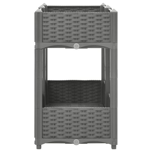 vidaXL Lit surélevé 80x40x71 cm Polypropylène