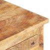 vidaXL Table basse 100x55x40 cm Bois de manguier brut