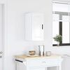 vidaXL Armoire murale de cuisine Porto blanc brillant bois ing&eacute;nierie