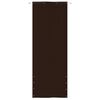 vidaXL Écran de balcon Marron 80x240 cm Tissu Oxford