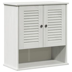 vidaXL Armoire de salle de bain VIGO Blanc et Blanc Antique