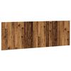 vidaXL T&ecirc;te de lit murale vieux bois 240x1,5x80 cm bois d'ing&eacute;nierie