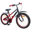 vidaXL V&eacute;lo pour Enfants 18 Pouces pour les 5-7 ans Bleu Noir
