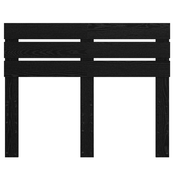 vidaXL T&ecirc;te de lit Ch&ecirc;ne noir 120 cm Bois d'ing&eacute;nierie