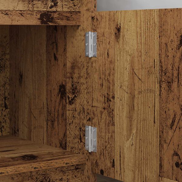 vidaXL Charni&egrave;re 12 pcs Argent&eacute; 50 x 38 x 1,3 mm Acier