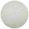 vidaXL Tapis de surface Rond PALMERAS Vert &Oslash; 160 CM Polyester