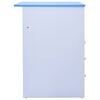 vidaXL Bureau pour enfants Inclinable Bleu et blanc