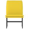 vidaXL Chaise longue Jaune clair 52x75x76 cm Tissu