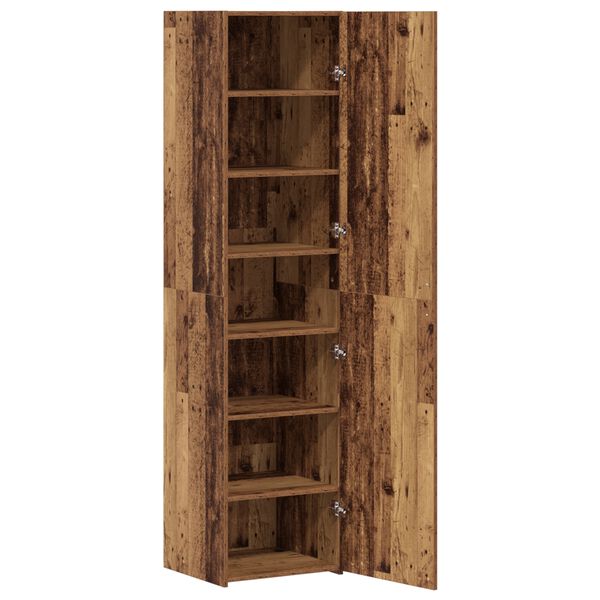 vidaXL Haut Armoire Bois ancien 45 x 42,5 x 185 cm