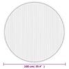vidaXL Tapis rond marron 100 cm bambou