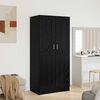 vidaXL Armoire Ch&ecirc;ne noir 82,5 x 51,5 x 180 cm Bois d'ing&eacute;nierie