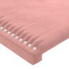 vidaXL T&ecirc;tes de lit Rose 180x5x78/88 cm Velours