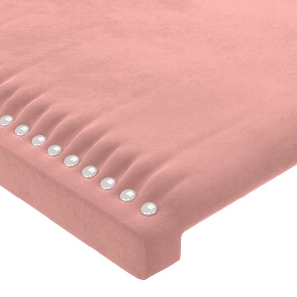 vidaXL T&ecirc;tes de lit Rose 180x5x78/88 cm Velours