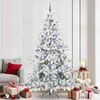 vidaXL Sapin de No&euml;l Artificiel &agrave; Branches Articul&eacute;es Blanc 240 cm