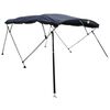 vidaXL Toit bimini &agrave; 4 arceaux parois en maille 243x(200-213)x137 cm