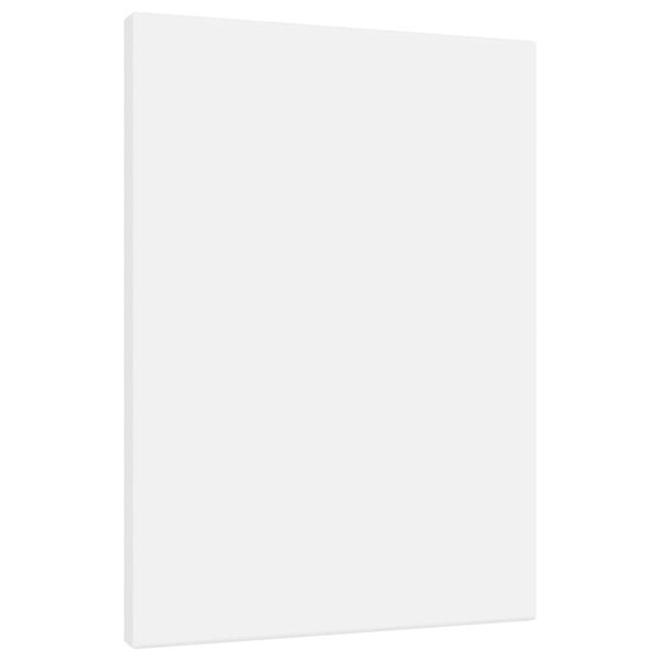 vidaXL Toiles &agrave; peindre 12 pcs blanc tissu et bois massif pin