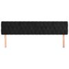 vidaXL Têtes de lit 2 pcs Noir 100x7x78/88 cm Velours