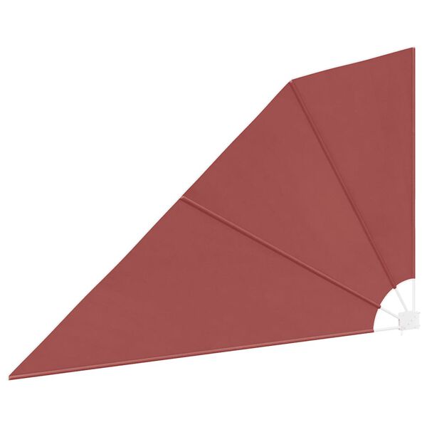 vidaXL Auvent lat&eacute;ral pliable de balcon Terre cuite 160x240 cm