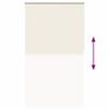vidaXL Store enrouleur occultant blanc cass&eacute; 140x210 cm largeur tissu