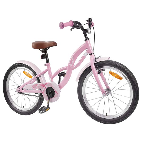 vidaXL V&eacute;lo pour Enfants 18 Pouces pour les 5-7 ans Rose clair