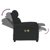 vidaXL Fauteuil électrique de massage Noir Tissu