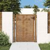 vidaXL Portail de jardin 100x125 cm en acier Corten, design carr&eacute;
