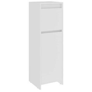vidaXL Armoire de salle de bain Blanc 30x30x95 cm Bois d'ing&eacute;nierie