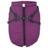 vidaXL Manteau pour chien Pourpre L44 Fleece et Polyester