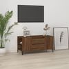 vidaXL Meuble TV Ch&ecirc;ne marron 102x44,5x50 cm Bois d'ing&eacute;nierie