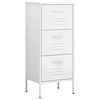 vidaXL Armoire de rangement Blanc 42,5x35x101,5 cm Acier