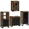 vidaXL Ensemble de mobilier de salle de bain 4 pc Multicolore