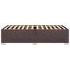 vidaXL Cadre de lit sans matelas marron fonc&eacute; 90x190 cm tissu