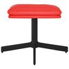 vidaXL Repose-pied Rouge 60x60x36 cm Similicuir
