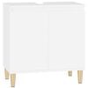 vidaXL Meuble d'&eacute;vier blanc 58x33x60 cm bois d'ing&eacute;nierie