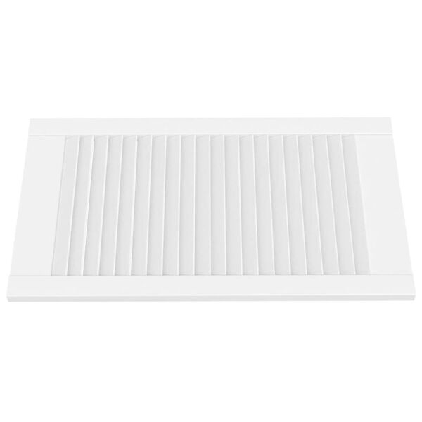 vidaXL Portes d'armoire &agrave; persiennes 4 pcs blanc 69x39,4 cm pin massif