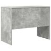 vidaXL Bureau Gris b&eacute;ton 100 x 50 x 76 cm