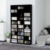 vidaXL Armoire &agrave; CD Noir 102x23x177,5 cm Bois d'ing&eacute;nierie