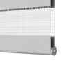 vidaXL Store z&egrave;bre gris clair largeur du tissu 40,9 cm polyester