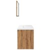vidaXL Ensemble de meubles salle de bain 3 pcs bois d'ing&eacute;nierie