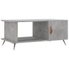 vidaXL Table basse gris b&eacute;ton 90x50x40 cm bois d'ing&eacute;nierie