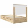 vidaXL Lit de Rangement Ch&ecirc;ne Sonoma 90 x 190 cm Bois d'ing&eacute;nierie