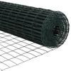 vidaXL Clôture Euro Vert 1 x 25 m Fer revêtu de PVC