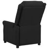 vidaXL Fauteuil électrique de massage Noir Similicuir